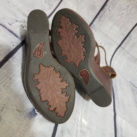 Born Leather Wedge Heel Sandal - Picture 4 of 5